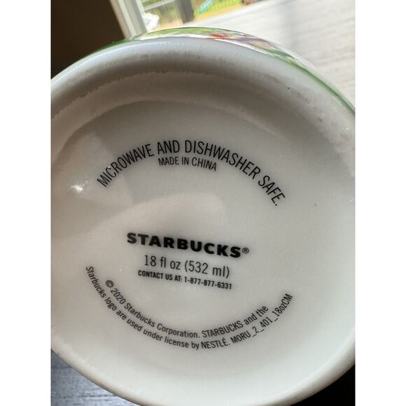 Starbucks 2020 18oz Holiday Mug Christmas Fall Pumpkin Turkey - Picture 6 of 6